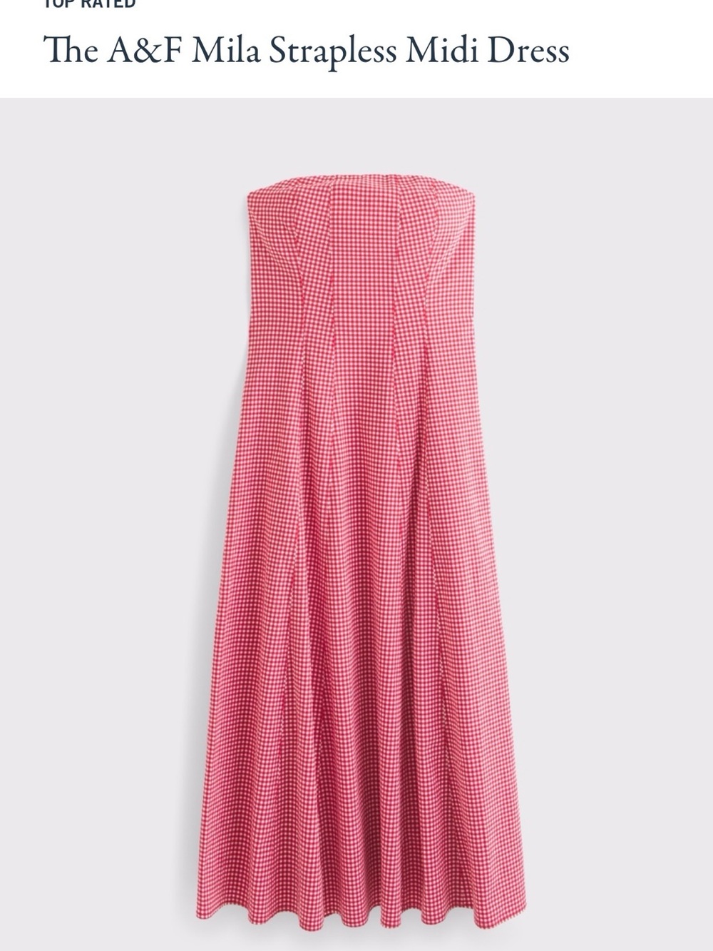 AF Strapless Mila Dress